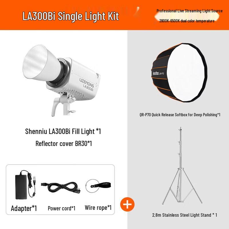Godox LA300Bi Bi-color LED Video Light Kit