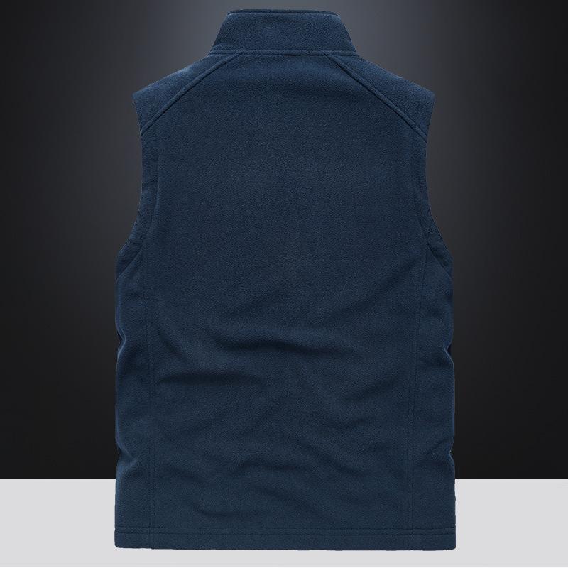 Uformell Vest Herre Vår og Høst Fleece Ermeløs Fleecevest Utendørs Fleecevest Vest Vest Vest Sportsjakke