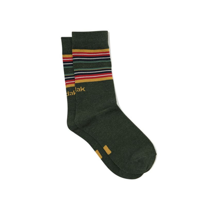 KODAK Apparel Multi-Stripe Crew Socks GREEN