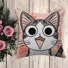 Anime Pillow Cat Chi'S Sweet Home Decorative Cushions Cover For Sofa Car Decoration Pilow Cases Pillowcases 50X50 Pillowcase