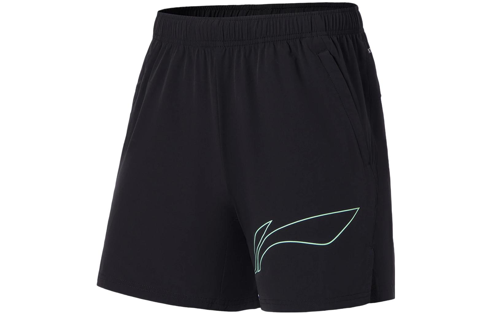 Li Ning Running Collection Casual Shorts Men s Black AKSS391-2 XXL
