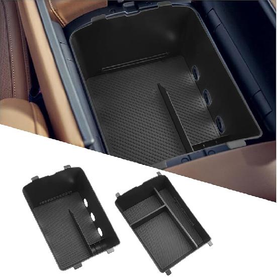 Ruiya (3PCS) 2026 Palisade Console Organizer For Hyundai Palisade 2026 Accessories Under & Double Layer Armrest Box Compatible With 2026 Hyundai