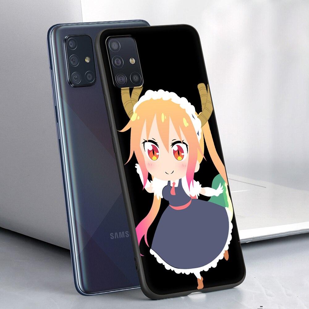 Miss Kobayashis Dragon Maid Anime Phone Case for Samsung Galaxy A51 A71 A21S A12 A11 A31 A52 A41 A32 5G A72 A02S Silicon Cover