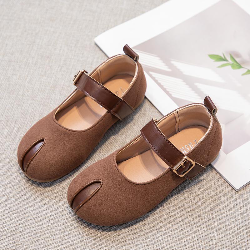 New Children Fashion Girls Casual Shoes Non-slip Versatile Soft Round-toe Kids Simple Shallow Mary Janes Chic Breatheable Cute