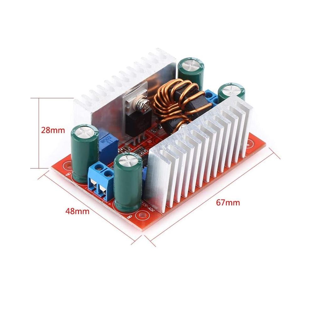 DC 400W 15A Step-up Boost Converter Constant Current Power Supply LED Driver 8.5-50V To 10-60V Voltage Charger Step Up Module