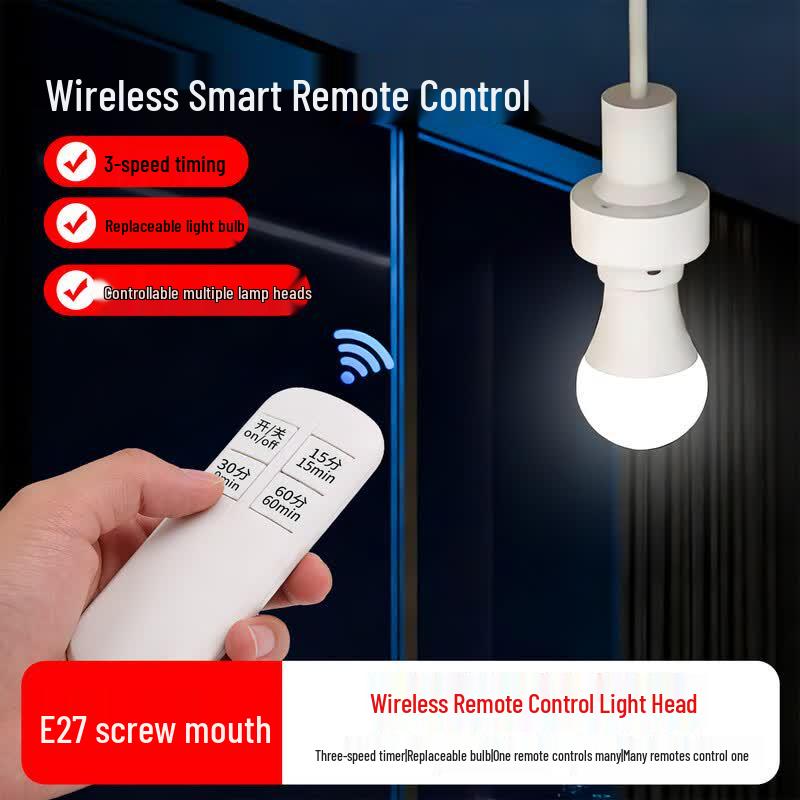 Smart Wireless Remote Control LED Lamp Holder