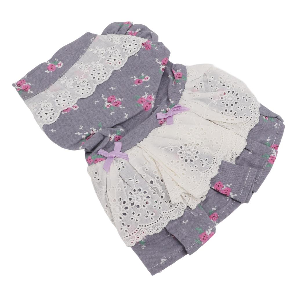 Dog Floral Dress Comfortable Breathable Pet Summer Dress for Puppy Kitten Small PetS
