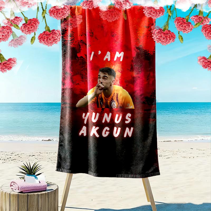 Yunus Akgün Beach Towel, Multi-purpose Beach Towel Perfect for Camping and Beach Vacations