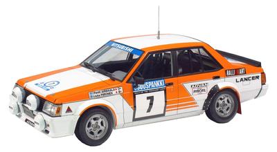 Racing Series Mitsubishi Lancer Turbo 1982 1000 Lakes Rally Plastic Model PN24018 Platz/NuNu 1/24