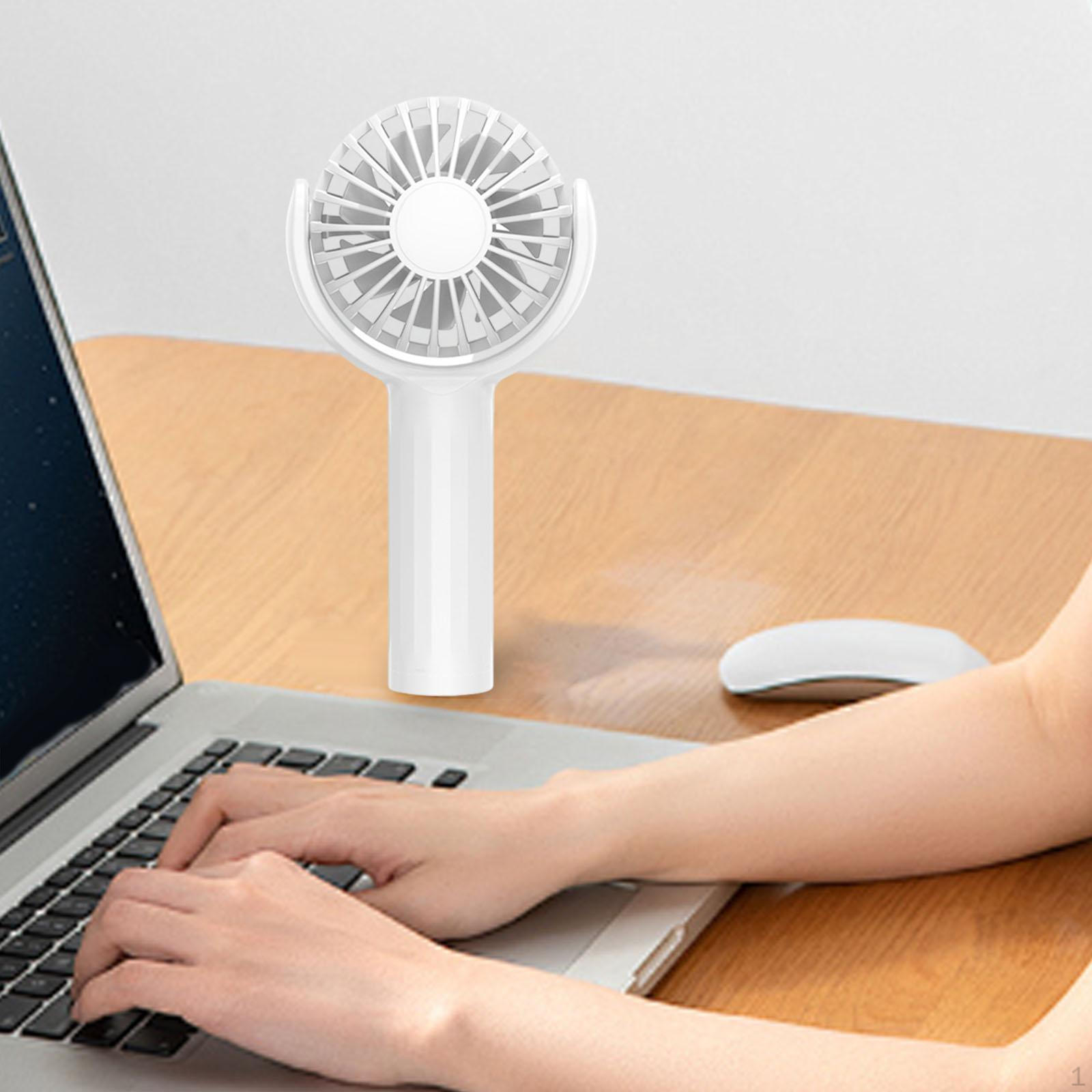 

Ручной вентилятор Персональный небольшой карман Портативный для путешествий на открытом воздухе белый