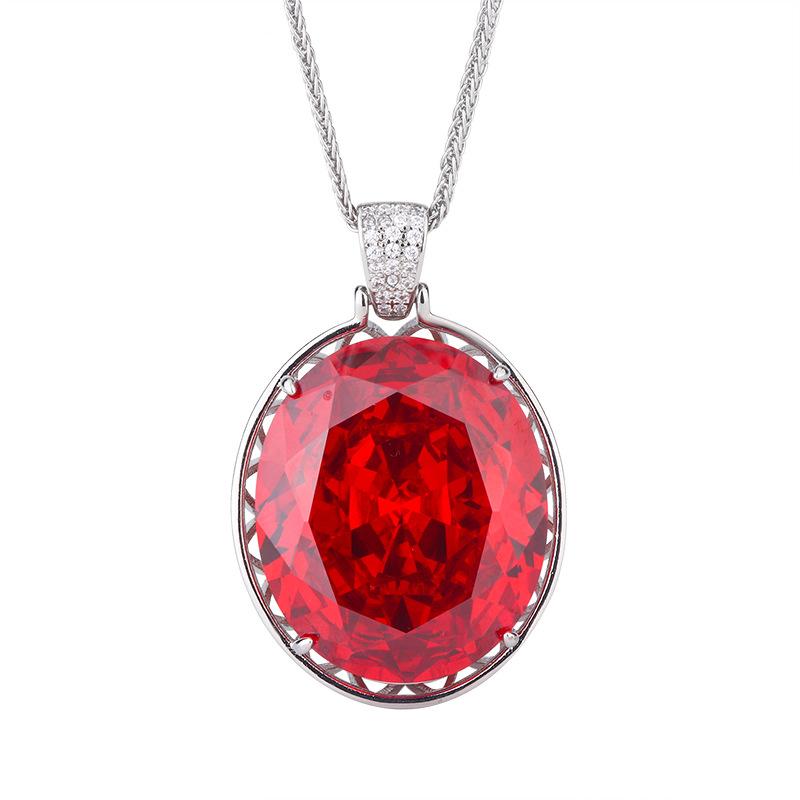 Jewelry Bird'S Nest Cut Retro Large Egg Pendant Necklace Main Stone 25 * 30