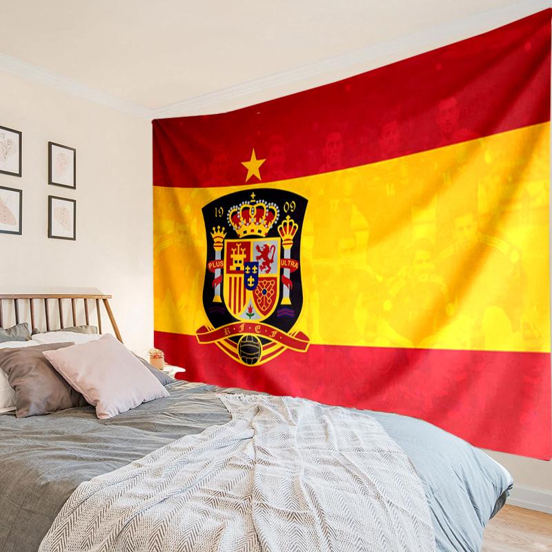 1PC Spain's National Emblem Tapestry Hanging for Bedroom,Livingroom, Playroom,Decor Art Room Wall Tapestry Holiday and Birthday Gifts