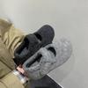 Herfst en winter met rokken, warme en fluwelen Mary Jane schoenen, pluizige schoenen, interne hoogteverhoging, enkelschoenen, katoenen schoenen, wollen zachtzoolw
