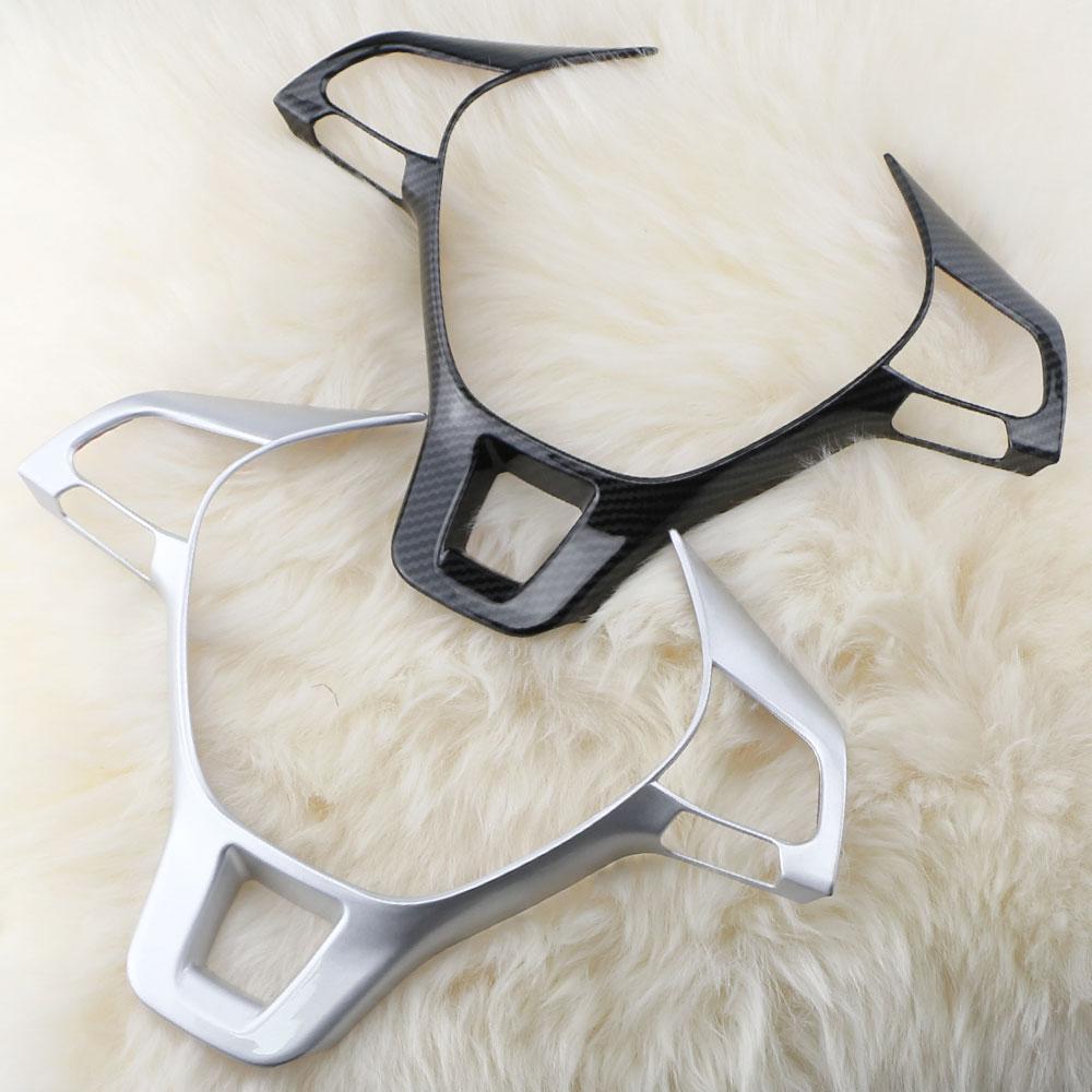 Car Steering Wheel Cover Trim for Volkswagen VW Tiguan MK2 Allspace 2017 - 2025 Steering Wheel ABS Sequins Accessories