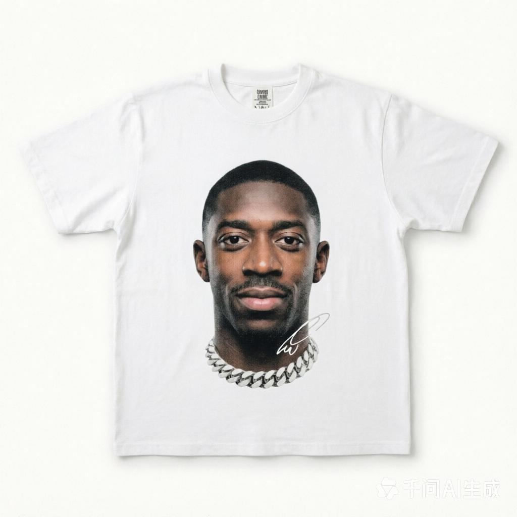 Ousmane Dembele Graphic Tee – Football Autographed Streetwear Shirt – Premium Cotton Unisex T-shirt 4XL