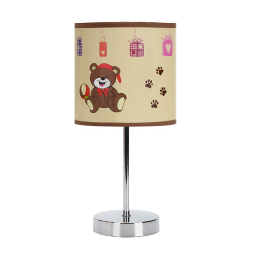 Lampka Stołowa Dla Dzieci 25W Brązowa Nuka E14 Ideus 03650