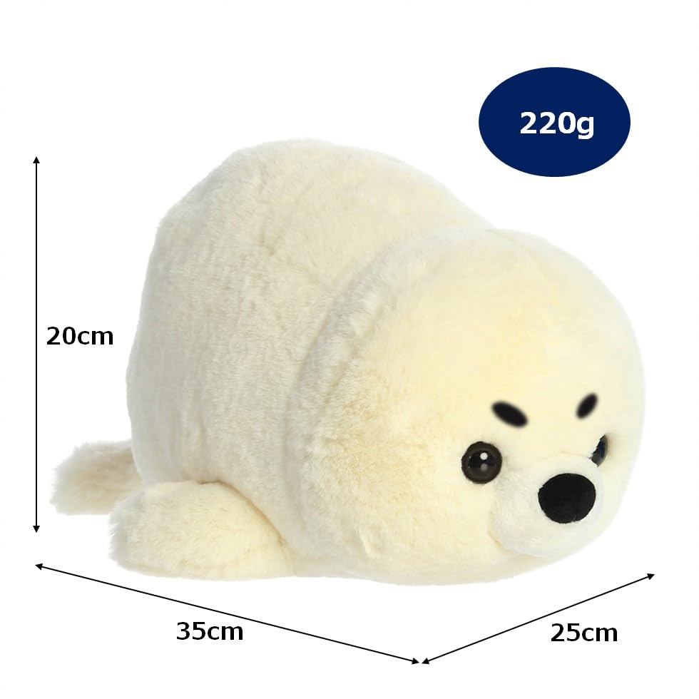 Aurora Plush Toy Fluffy Pillow Cushion Seal