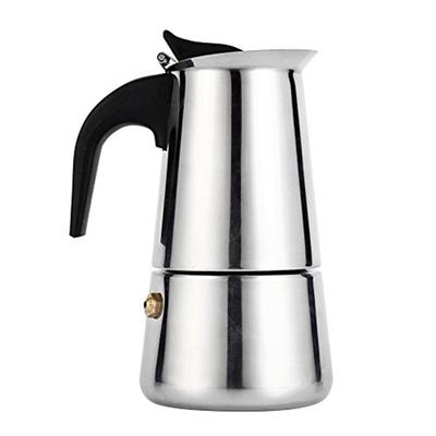 2025+ Coffee Pot Stainless Steel Moka Pot Italian Coffee Maker 9 Cup 15 OZ Stovetop Espresso Maker for Electric Ceramic Stove