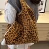 Korean Ins Bucket Handbag Bag Autumn and Winter New Fashionable Vest Bag Fashion Leopard Print Tote Bag