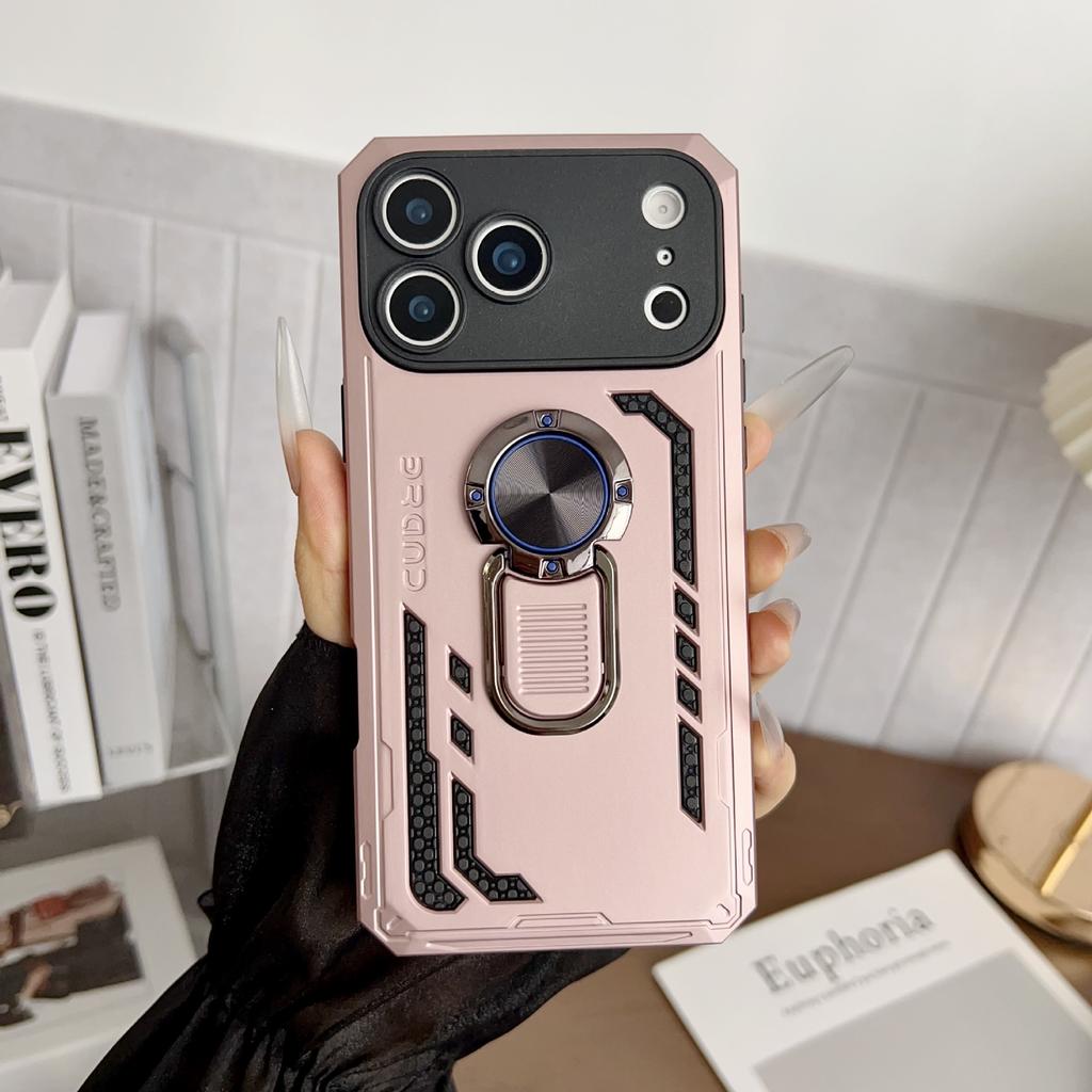 Applicable To iPhone17Promax Mobile Phone Case Apple 17Pro Speedmaster Ring 2-in-1 Anti-drop 16 Protective Case
