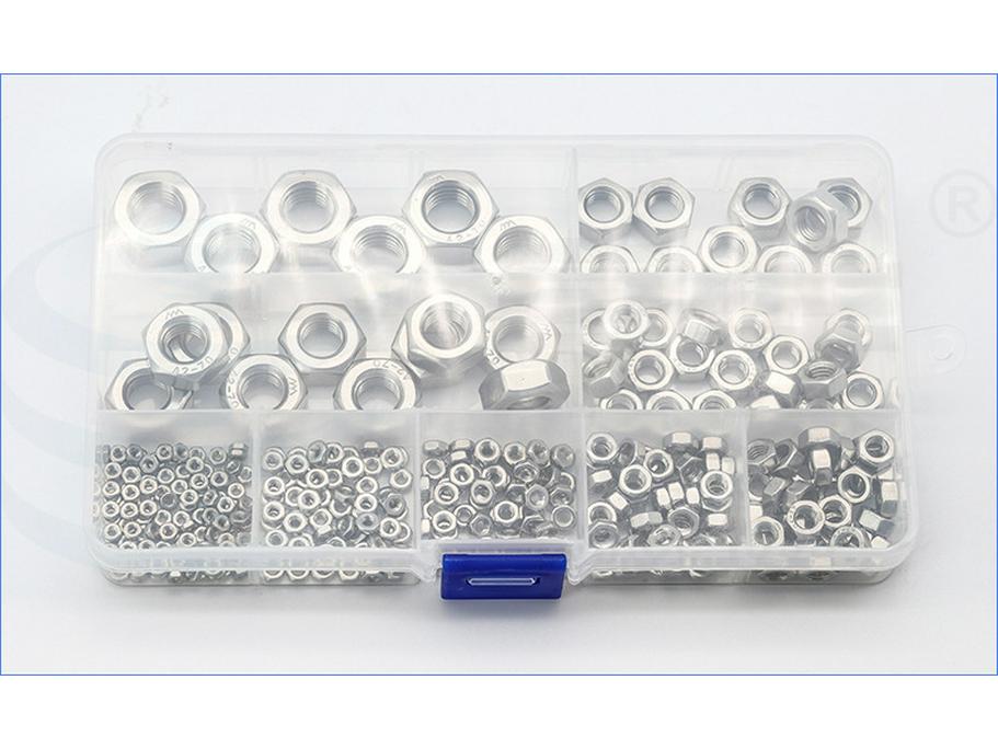 Mixed Hexagonal Nut Set - DIN934 304 Stainless Steel