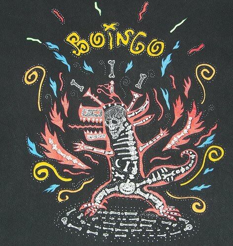 Горячая винтажная черная футболка с коротким рукавом Oingo Boingo, унисекс, все размеры XL