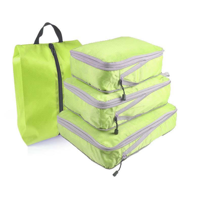 Waterproof Cross-Border Travel Three-Piece Compressible Clothes & Underwear Storage Bag Set