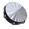 Tambourine Double Row 8in Percussion Jingles Hand Instrument for Party Performance
