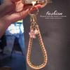 Metal Chain Cell Phone Chain Flower Pendant Mobile Phone Lanyard  Phone Case Accessories