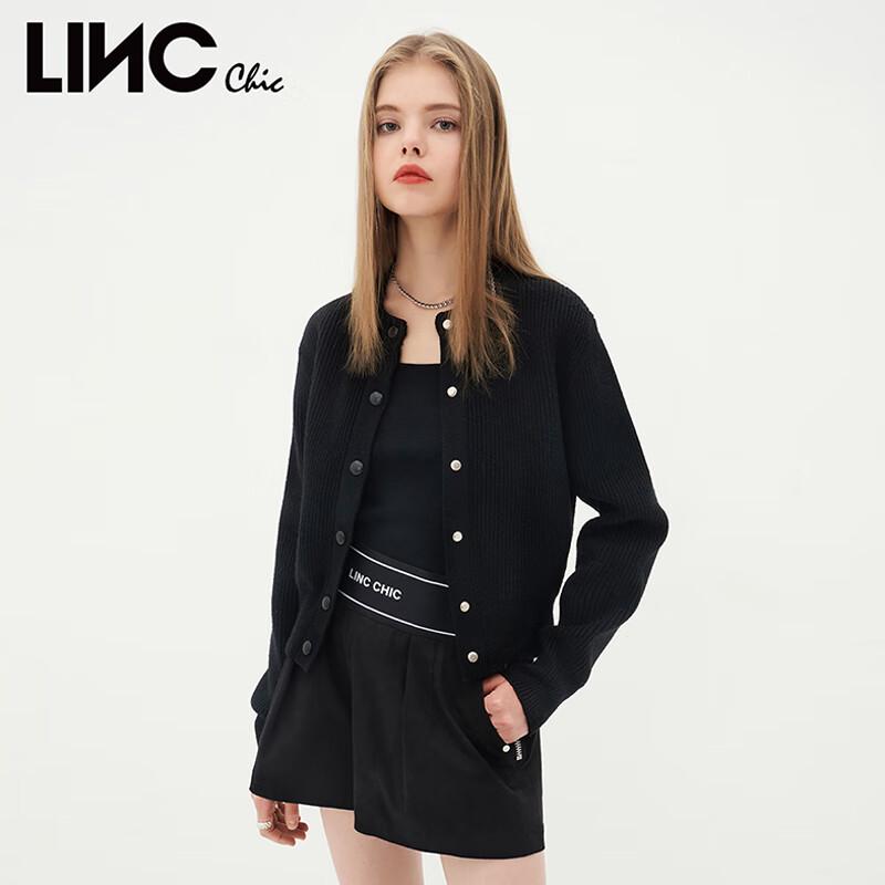 Jinyujie Women s Merino Wool Blend Round Neck Cardigan S