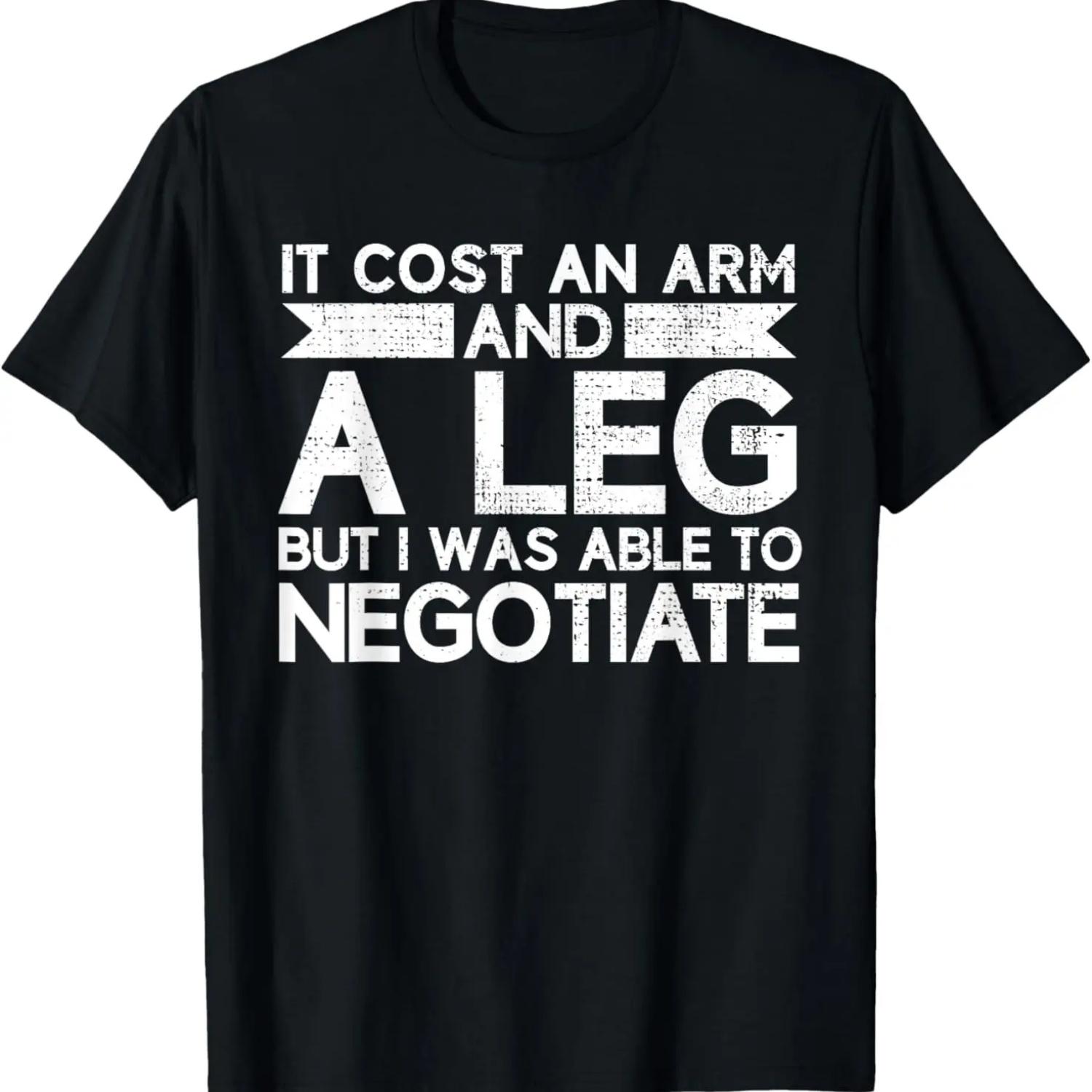 

Leg Amputee Funny Humor Amputation Support Joke Gifts T-Shirt XXXXXL чорний
