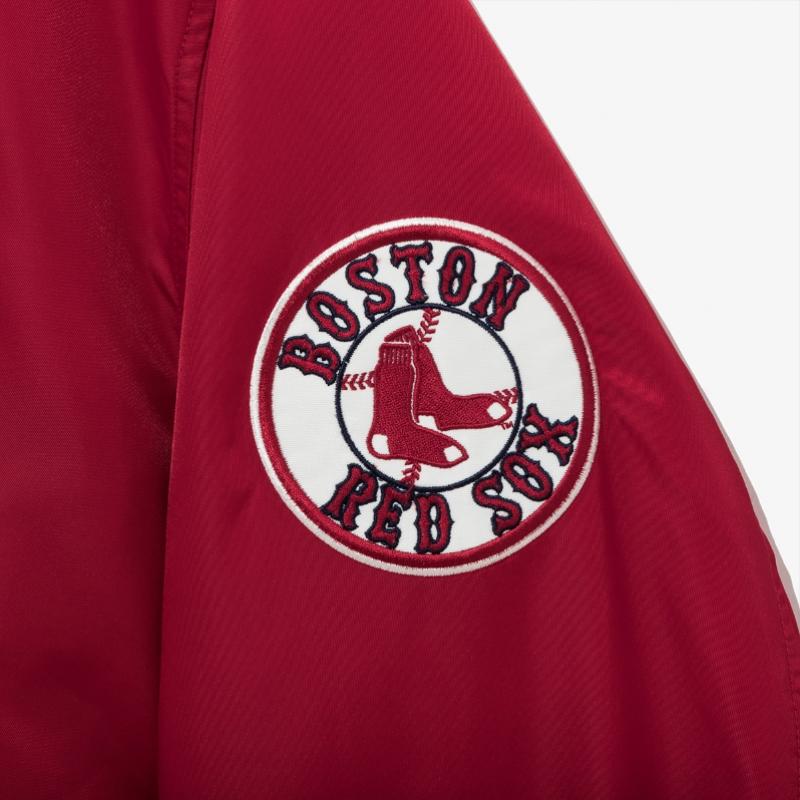 New Era Mlb Boston Red Sox Authentic Stadium Jacket Red