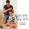 10Pcs Elastic Hair Bands for Toddler Girl with Flower and Fruit Designs for Children Various Hairstyles Hair Circles