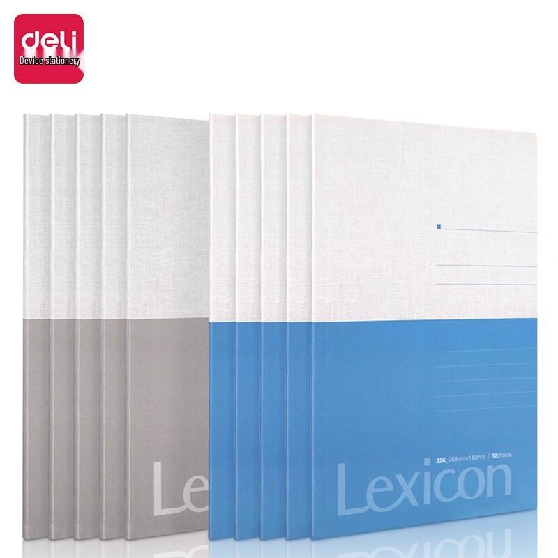 Deli 32K 32-Page Softcover Glue-Bound Notebook