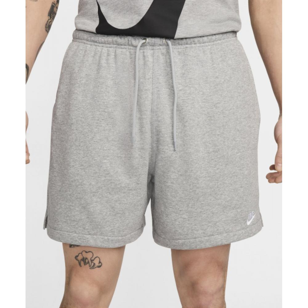 Nike Club French Terry Flow Shorts M   Dark Grey Heather Light sMoke Gray White  Fn3521 063