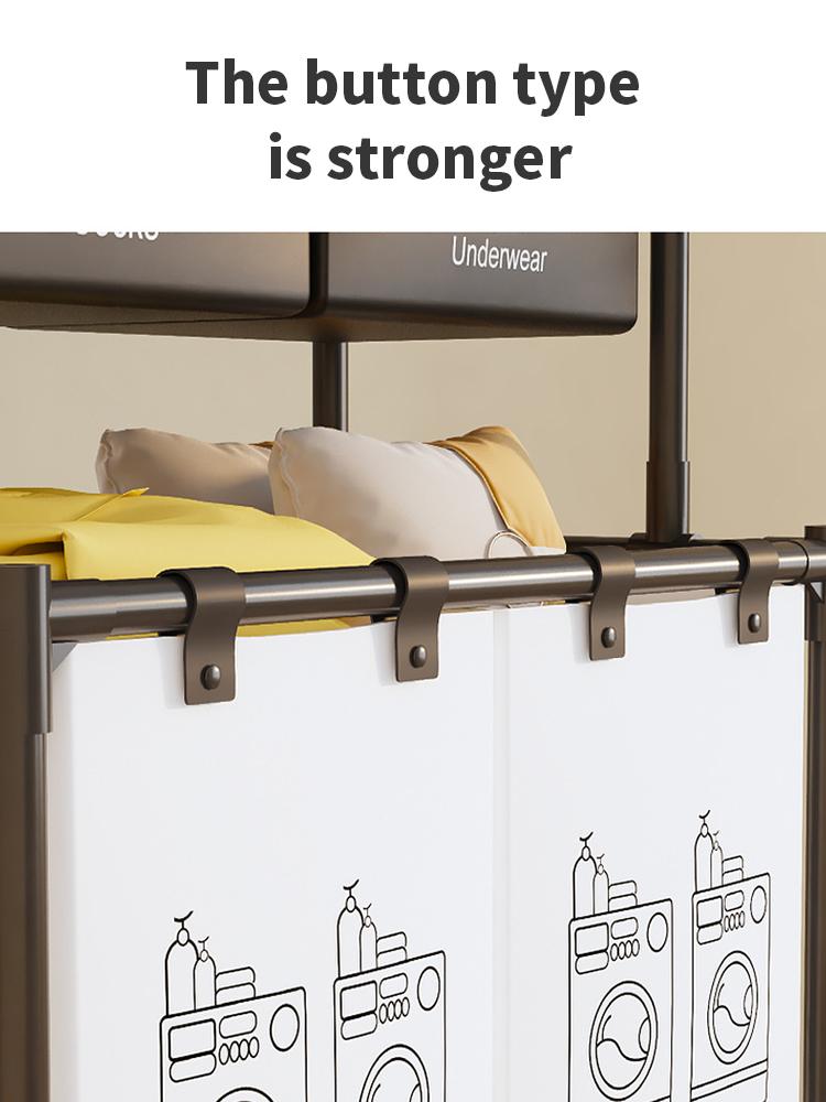 Multi Functional Dirty Clothes Basket, Clothes Storage Basket, Household Laundry Basket, Balcony Storage Rack, Dirty Clothes Bas