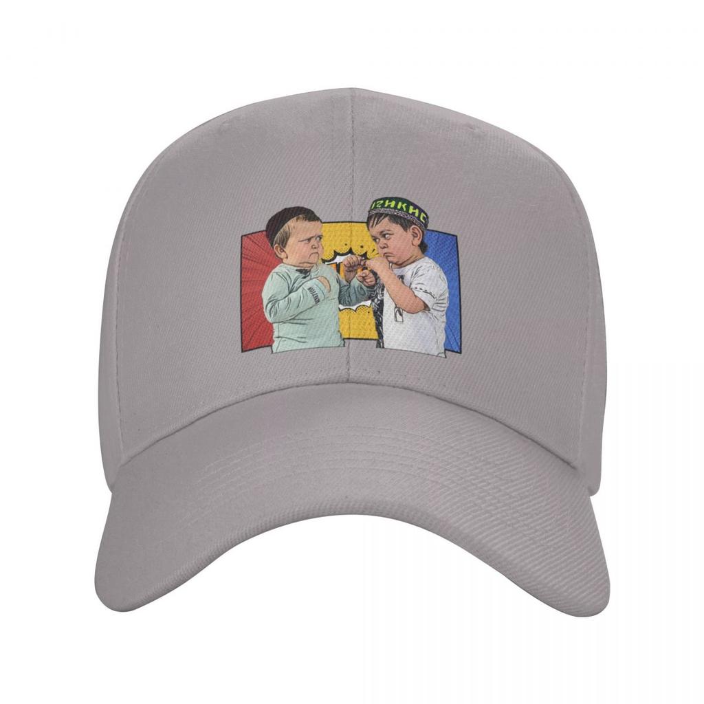 Hasbulla Vs Abdu Baseballkappe für Damen, Unisex, verstellbar, Mini-Khabib-Dad-Hut, Outdoor-Sommer-Snapback-Hüte