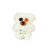 Cartoon Plush Bear Doll Keychain with Button Eyes