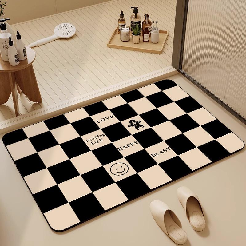 Diatomaceous Earth Quick-Dry Non-Slip Bathroom Floor Mat