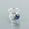 Natural Sodalite Gemstone 925Sterling Silver Jewelry Handmade Antique Boho Ring RR-13-23