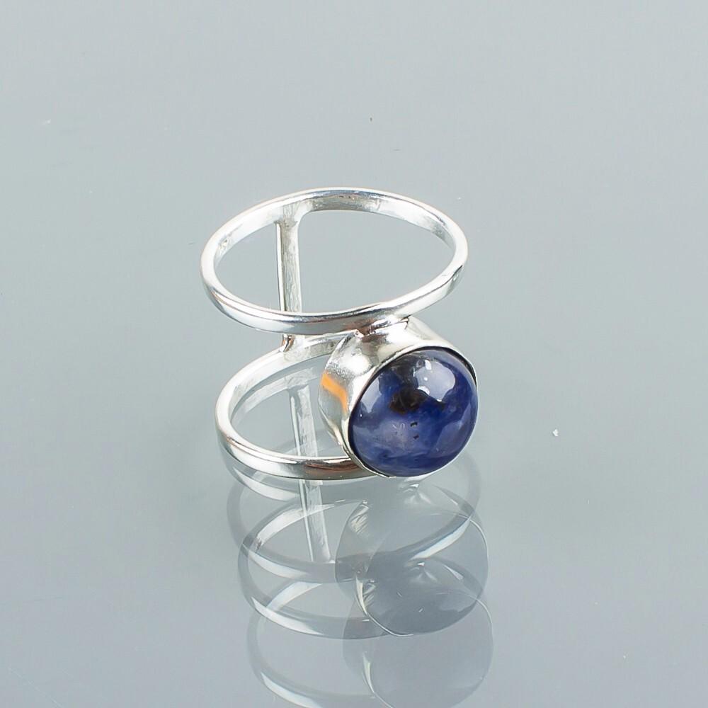 Natural Sodalite Gemstone 925Sterling Silver Jewelry Handmade Antique Boho Ring RR-13-23