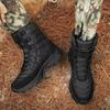 2024 Men Tactical Boots Army Boots Mens Desert Waterproof Work Safety Shoes Climbing Hiking Shoes Ankle Men Outdoor Boots
