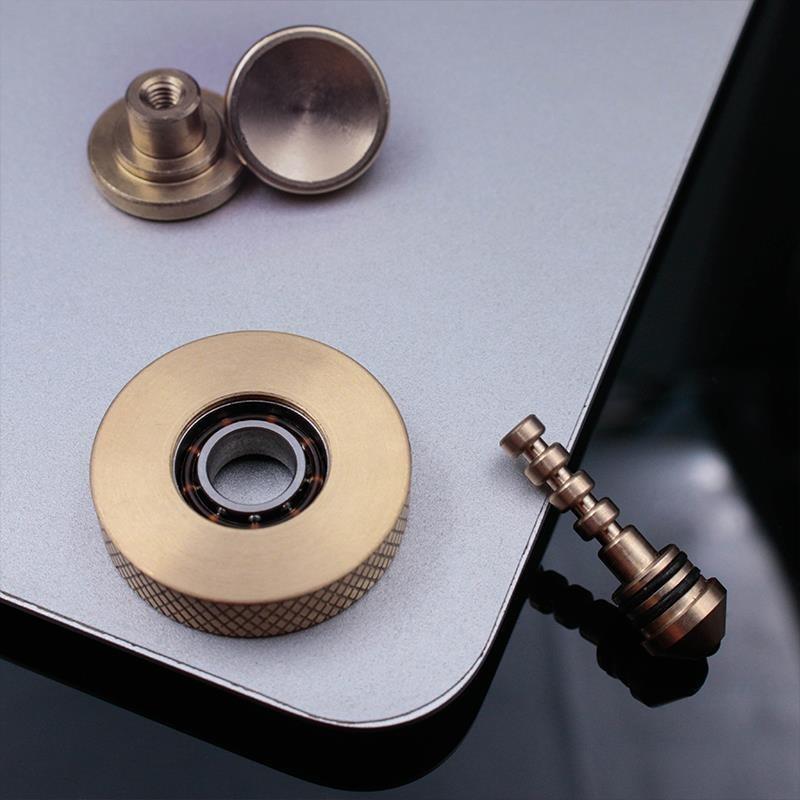 Novel Fidget Spinner Fingertip Ballet Without Resistance Small Whirlwind Metal Bearing Relieve Stress For Adults Kids Boys Gift