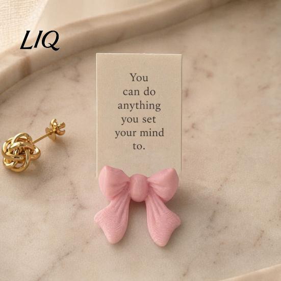 Durable Bow Accessory Photo Stand, 3D Printed Mini Decorative Rack, Holder Gift Box Stand for DIY Crafts Packaging Dollhouse Landscaping Handmade