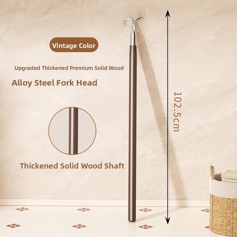 Retractable Clothes Drng Rod Single Prong Clothes Hanger Storage Organizer for Home Dormi Stainl Steel PP Material