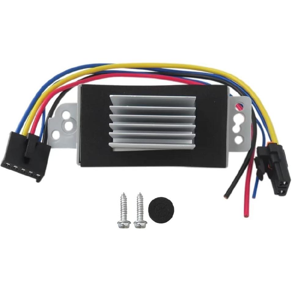HVAC Blower Motor Resistor Complete Kit With Harness 15 81773, 89018778, 89019351, 1581773, 15-81773 - Fit for Chevy Silverado, Tahoe, for Suburban,