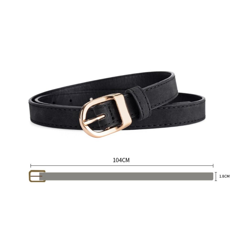 Casual Suede Leather Belt Luxury Design Waistband Trendy Business Waist Belt  For Women