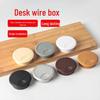 ABS Round Wire Desk Grommet Cover for Desktop Cable Management and Furniture Cabinet Hardware.