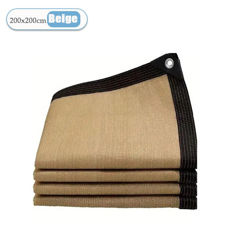 90% Schattierung Schwarz Sonnenschutznetz Garten Sukkulenten Pflanzen Sonnenschutz Gewächshaus Schattierabdeckung Pergola Sonnensegel Markise für den Außenbereich