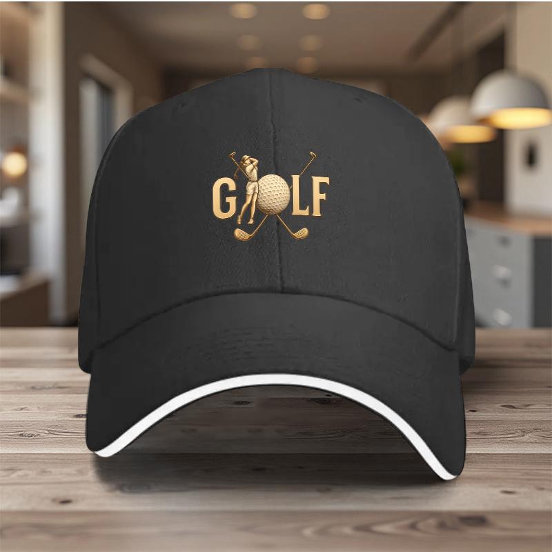 Adjustable Golf Baseball Cap Trucker Hat for Outdoor Sports Camping